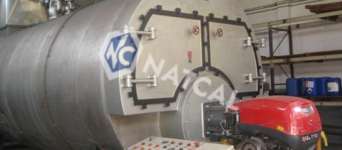 Caldeira de vapor Visomor, 7 ton/h