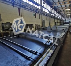 Flat Bed Reggiani Rembrandt AVANT , 3.0m, 10 colours, 33m of blanket, 3 chambers dryer gás, year 1991